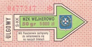 Bilet Wejherowo 50/5000