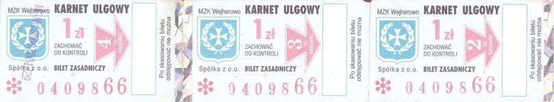 Bilet Wejherowo 3x1