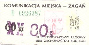 Bilet Żagań 60xx80