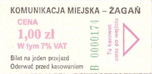Bilet Żagań 1