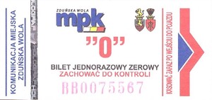 Bilet Zduńska Wola 0