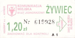 Bilet Żywiec 1,20