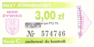 Bilet Żywiec 3,00