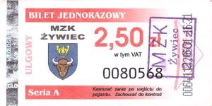 Bilet Żywiec 2,50