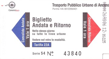 Bilet Ancona