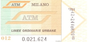 Bilet Mediolan