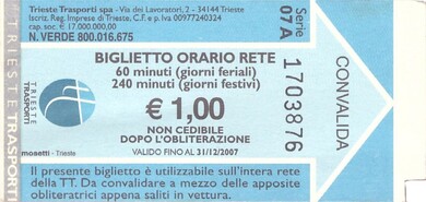 Bilet Triest