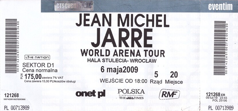 Koncert Jean Michel Jarre 2009