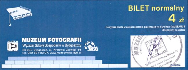 Bilet muzeum Bydgoszcz