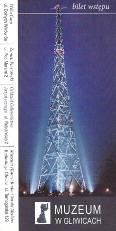 Bilet muzeum Gliwice