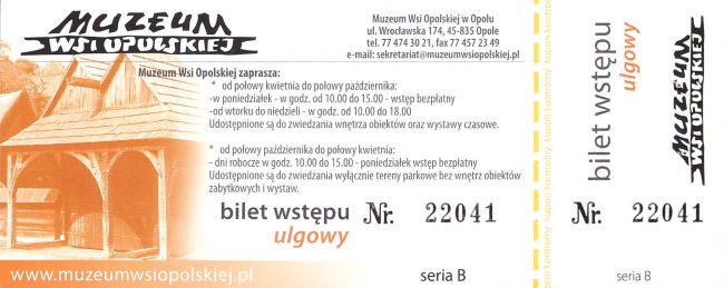 Bilet muzeum Opole