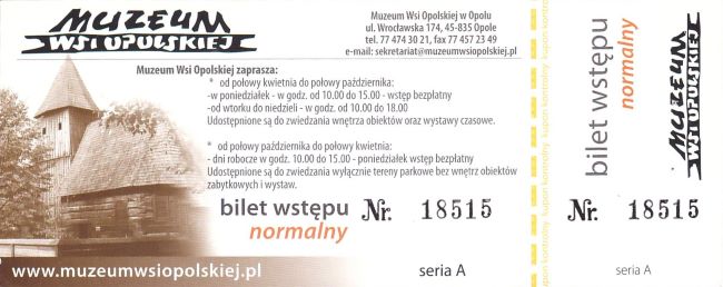 Bilet muzeum Opole