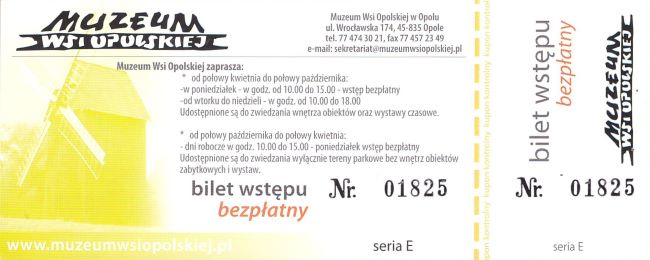Bilet muzeum Opole