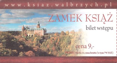 Bilet muzeum Wałbrzych