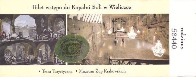 Bilet muzeum wieliczka