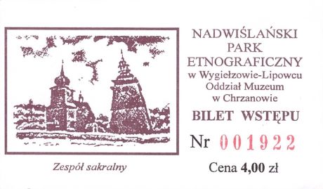 Bilet muzeum Wygiełzów-Lipowiec