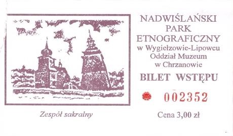 Bilet muzeum Wygiełzów-Lipowiec