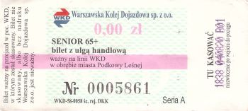 Bilet WKD 0,00
