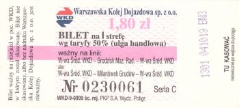 Bilet WKD 1,80