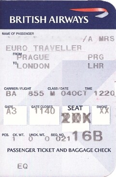 boarding pass